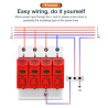 3 Phase SPD AC 3PN 385V 30-60kA Surge Protect Device